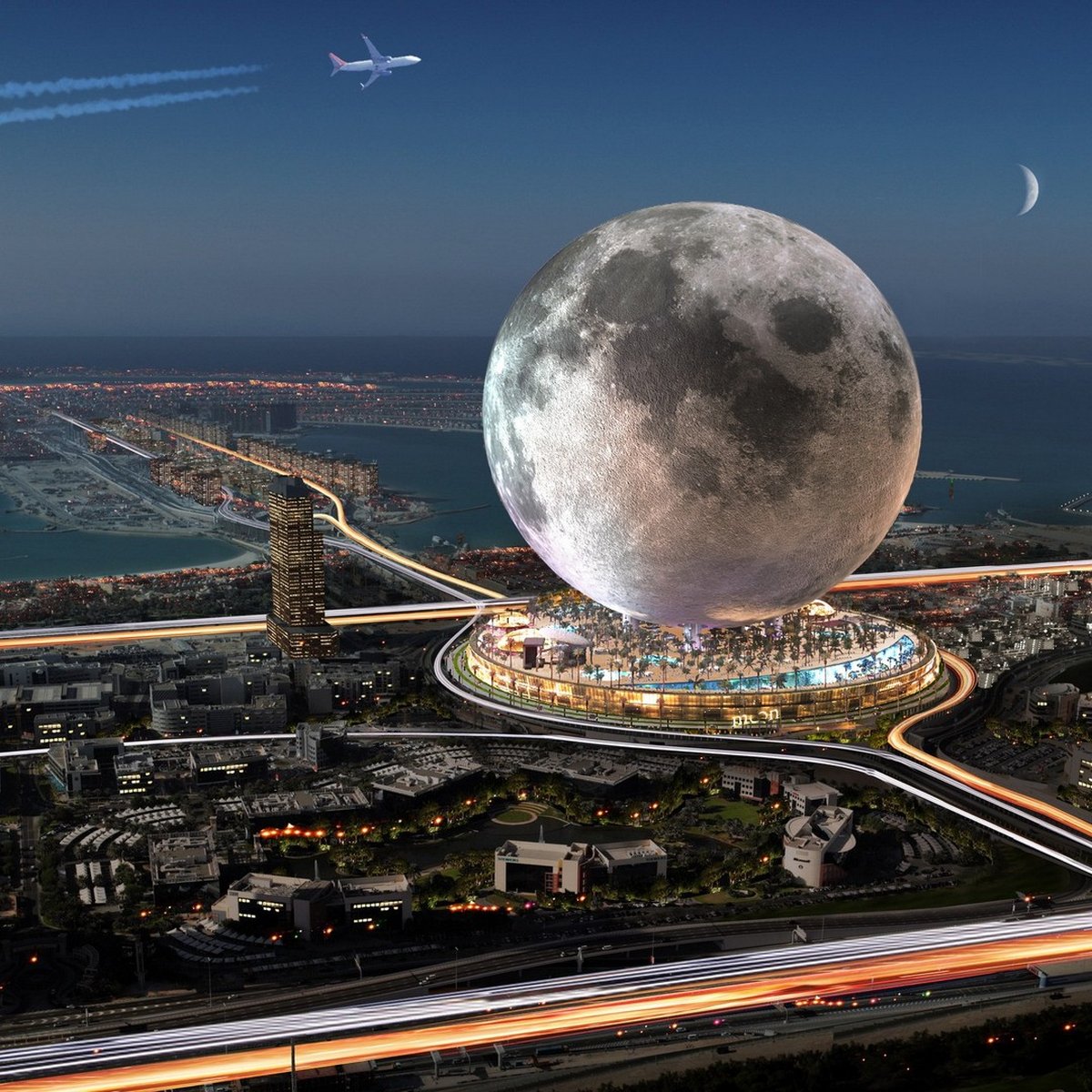 Une énorme Lune de 5 milliards d’euros sera construite à Dubaï ipnoze