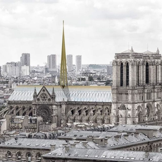 17 Artistes Ont Suggéré Des Plans De Reconstruction De La Cathédrale ...