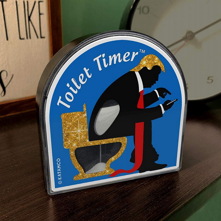 Toilet Timer : le sablier qui compte les minutes si vous passez trop de  temps aux toilettes 